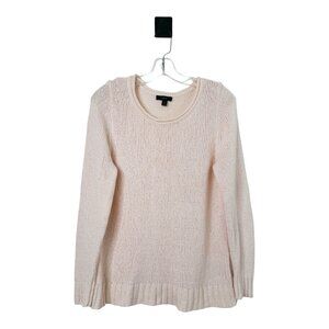 J. Crew Cotton Linen Blend Crewneck Sweater Size M